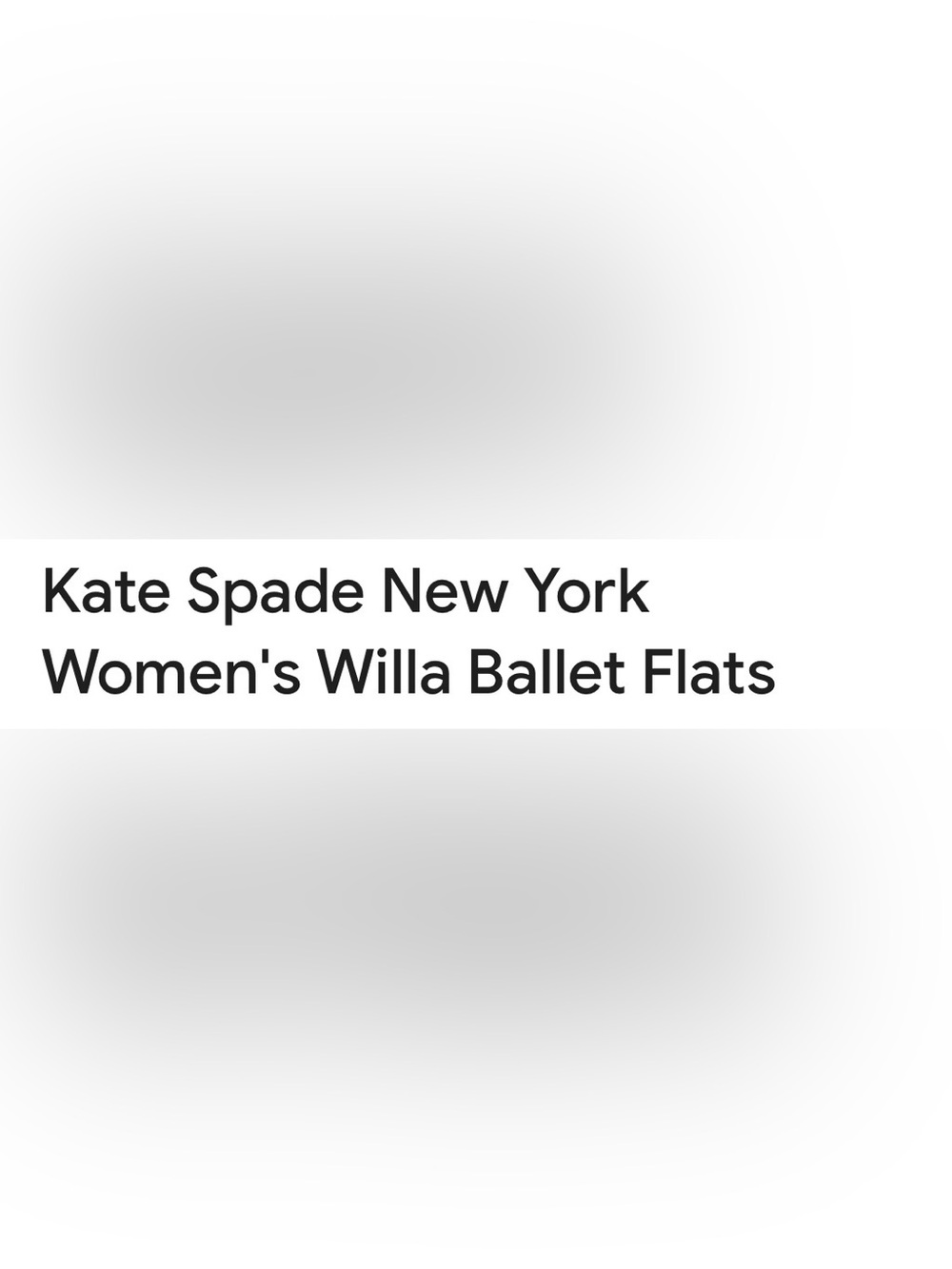 Kate Spade NY Gold Glitter Willa Ballet Flat with Bow Charm - Picture 7 of 8